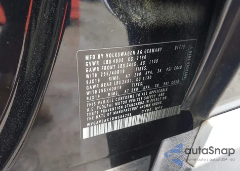 2013 Volkswagen Tiguan Sel из США, поврежденный, VIN WVGAV3AX7DW584799